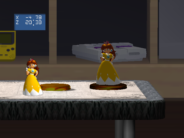 The Daisy trophy with changed values.
