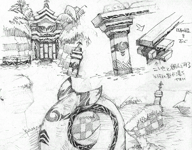 Concept art for Seaside Hill.