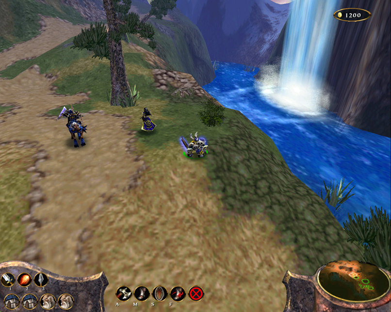 Waterfalls of this magnitude never made it into the final game. Waterfalls of this magnitude never made it into the final game.