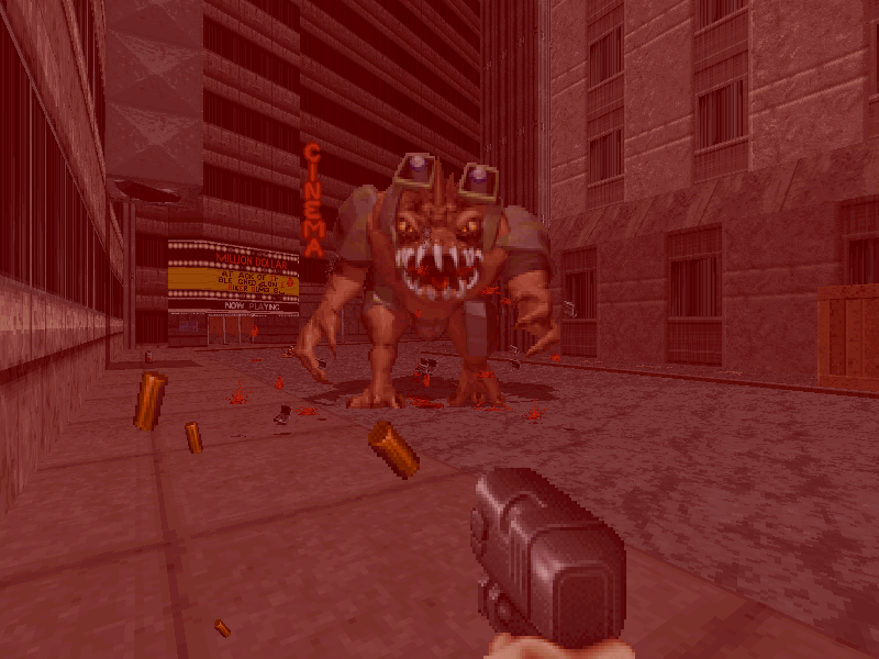 BOSS3 briefly using the Overlord's sprites. BOSS3 briefly using the Overlord's sprites.