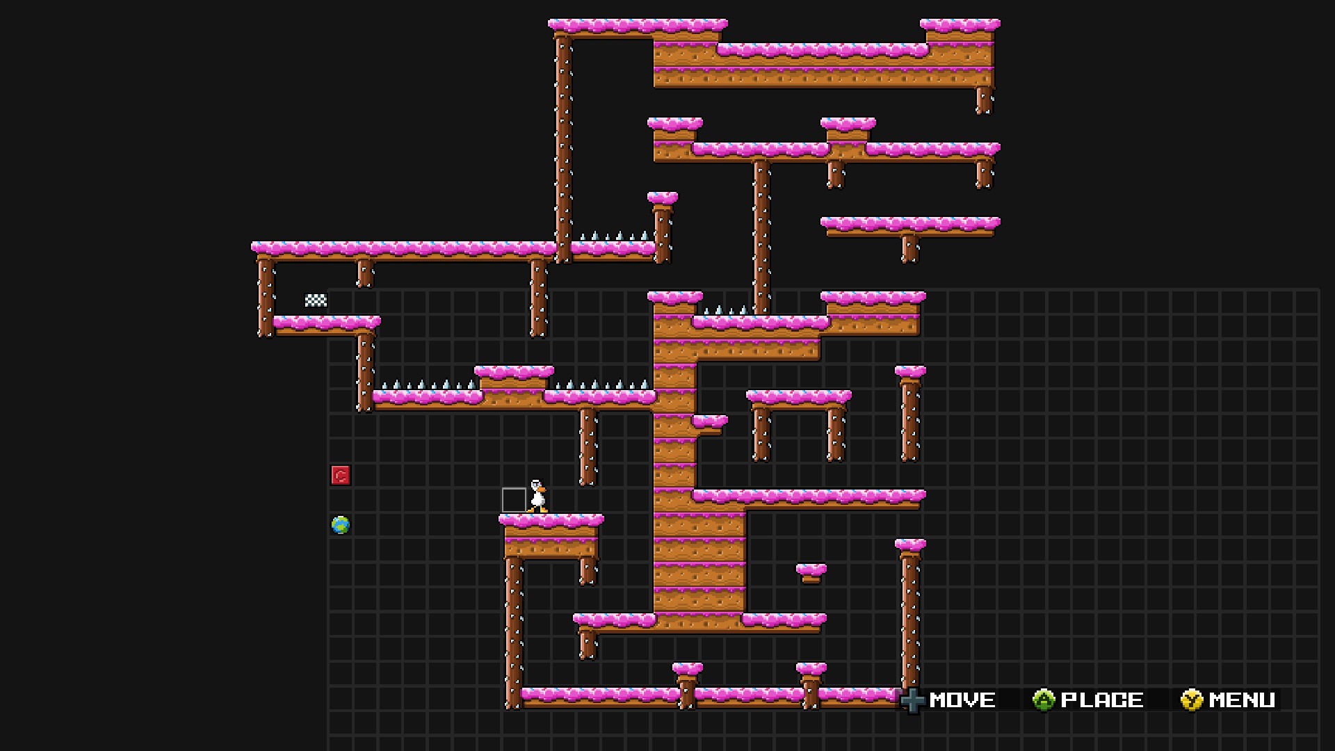 donutzone1.lev in the level editor.
