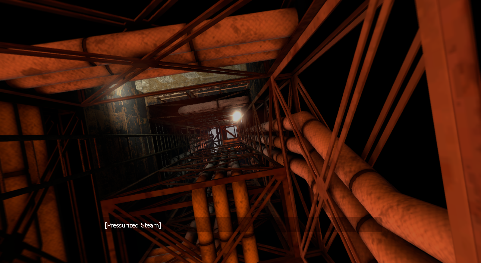 The camera flying through the maintenance tunnels. The camera flying through the maintenance tunnels.