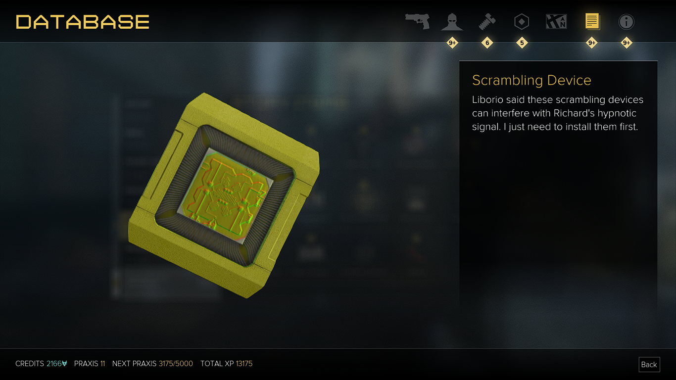 Old scrambling device model. Old scrambling device model.