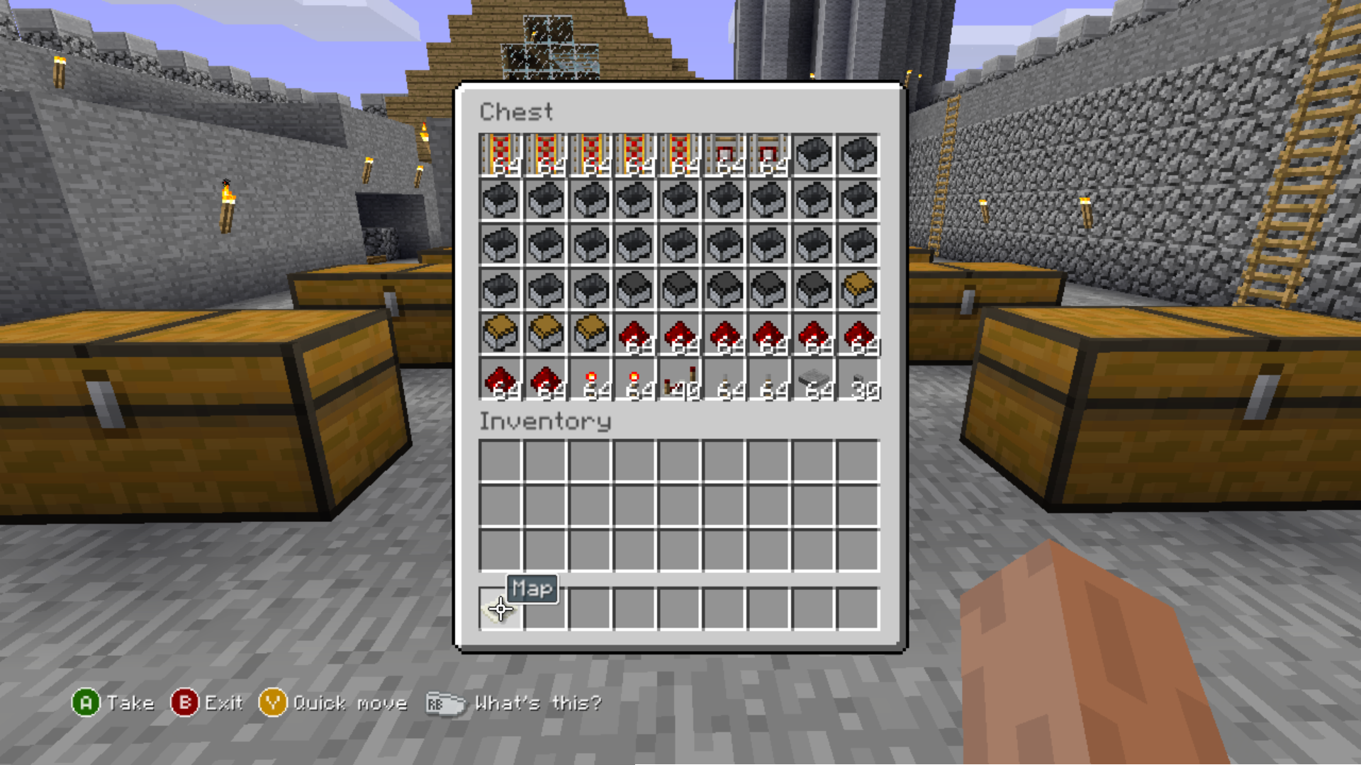 The contents of the chest on the first row and second column. The contents of the chest on the first row and second column.