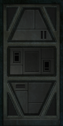 Metal wall.