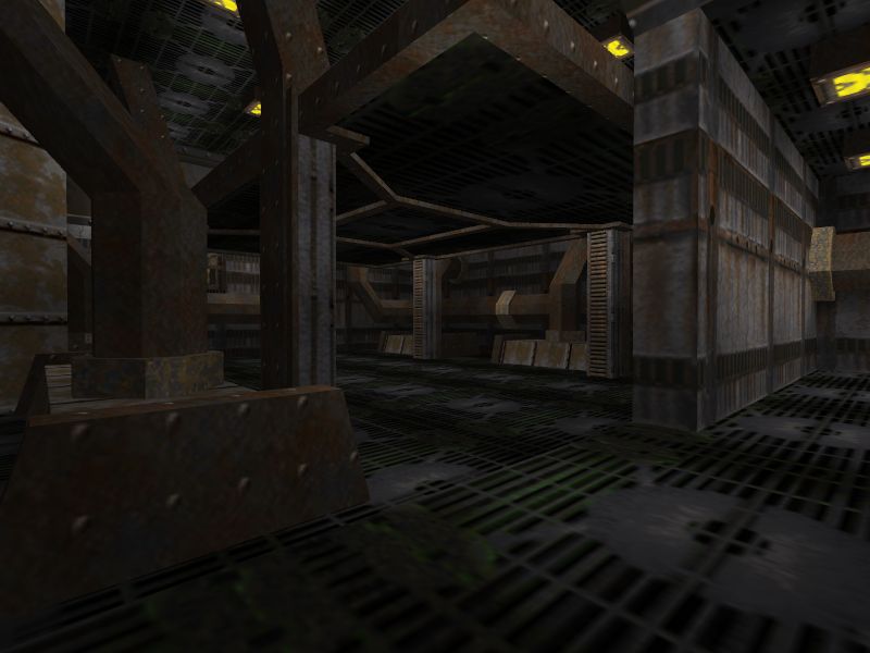 The elevator room.