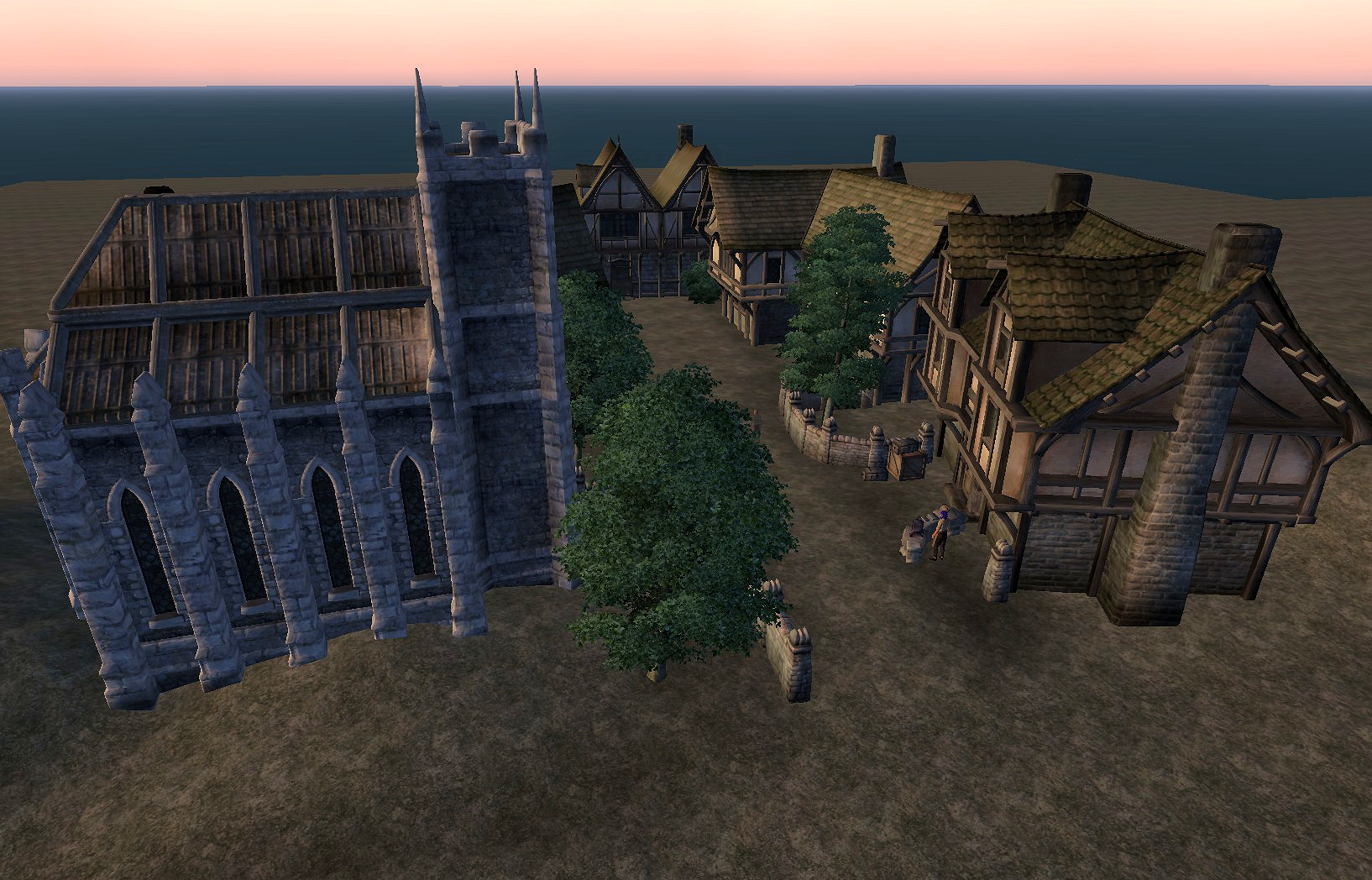The "town" of Hawkhaven.