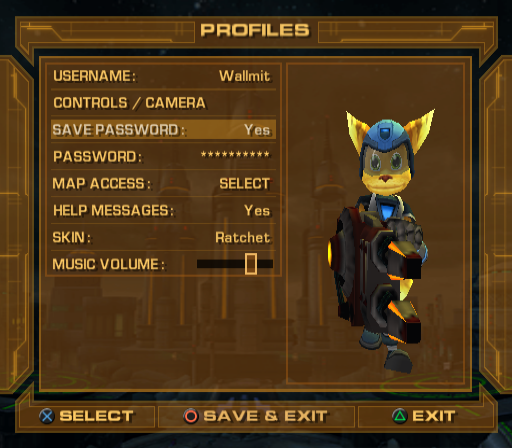 Camera controls were moved to a submenu and the Location & Morph-O-Ray options were removed in the final game