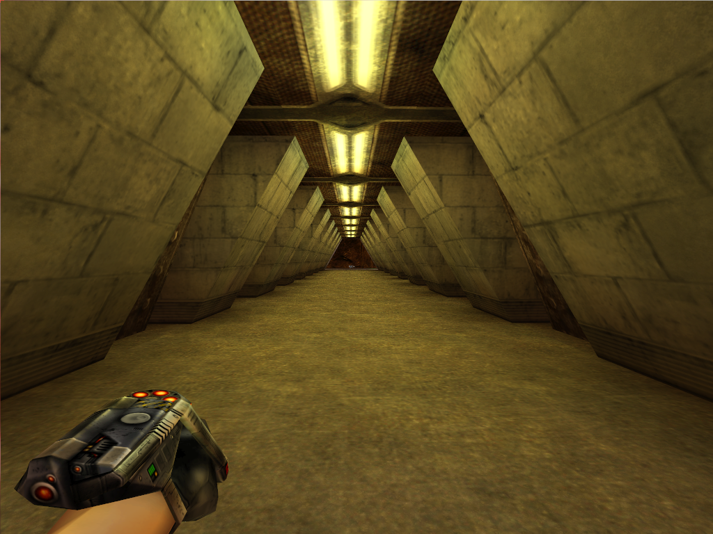 Going down the other hallway. Going down the other hallway.