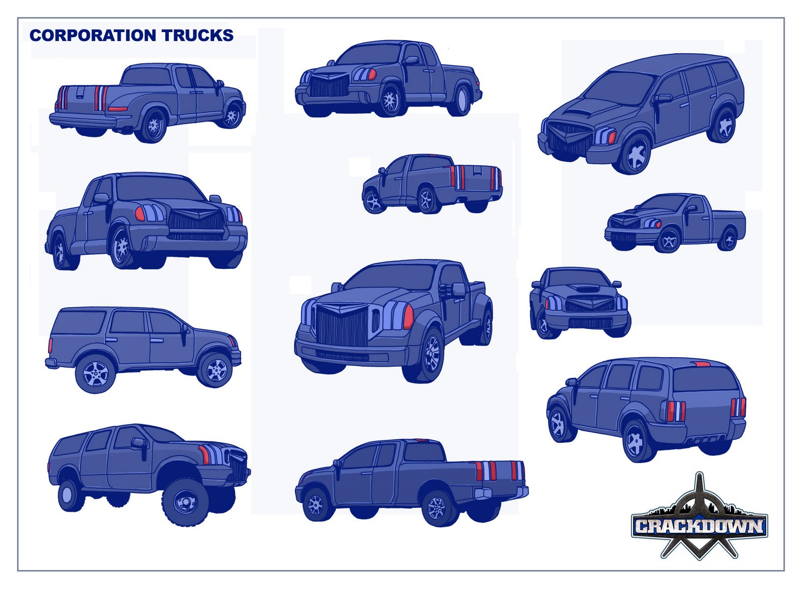 Concept art of various different Shai-Gen vehicles 2.
