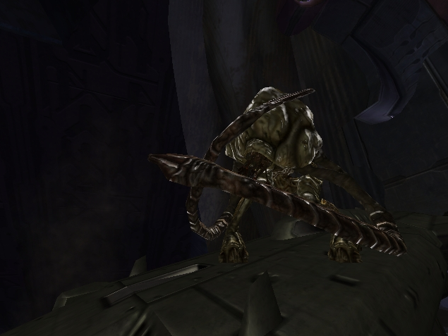 A "defense" animation for the Flood Juggernaut.