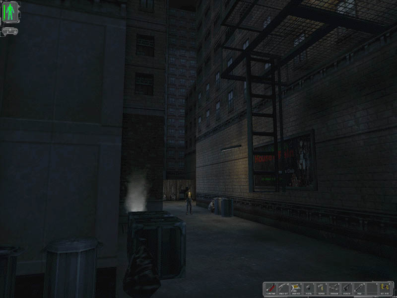 Hell's Kitchen with old icons for weapons, including shuriken.