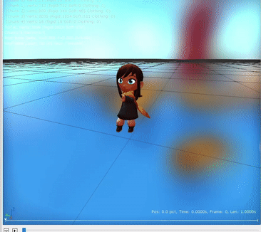 Hat Kid dismounting the vehicle.