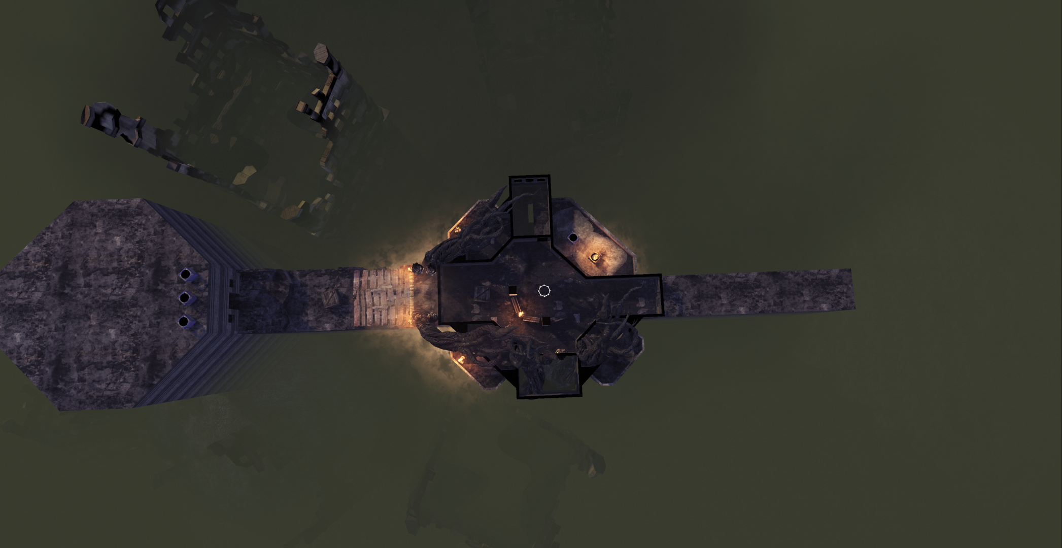 Overall view of the map within the editor.