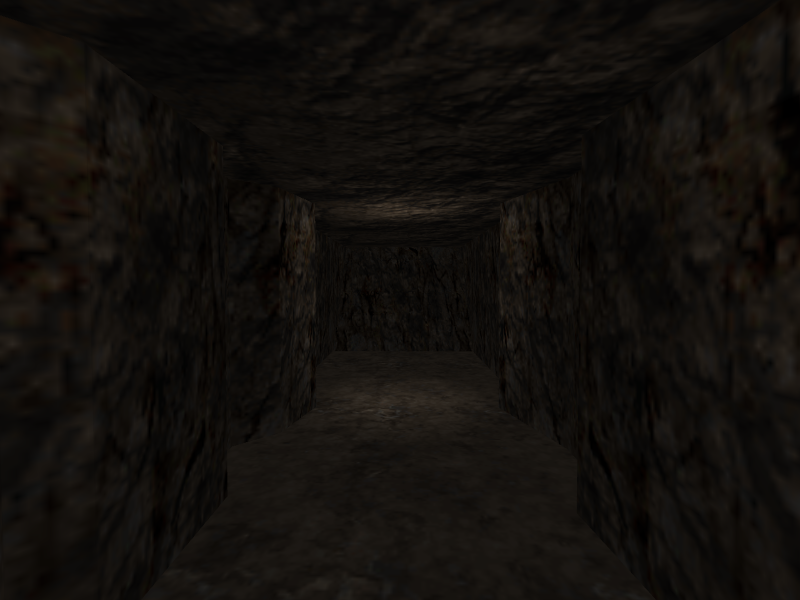 Dead end in regular cave area.