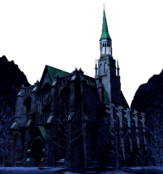 A spooky...castle?...church?