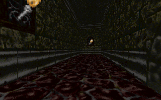 Right side of dead end room.