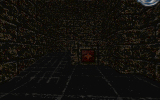 The altar-thing on the upper right portion of the room.