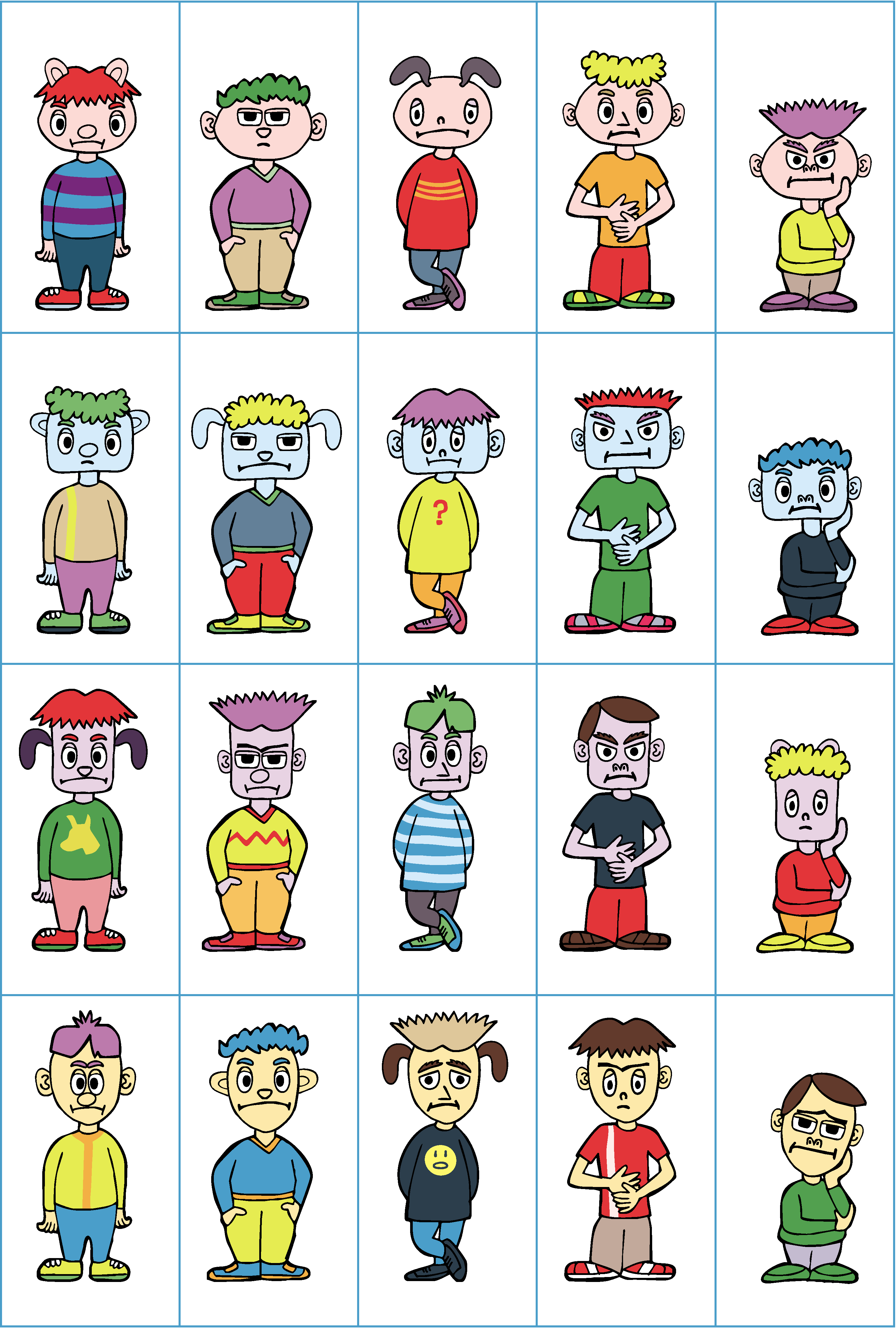 Male generic characters
