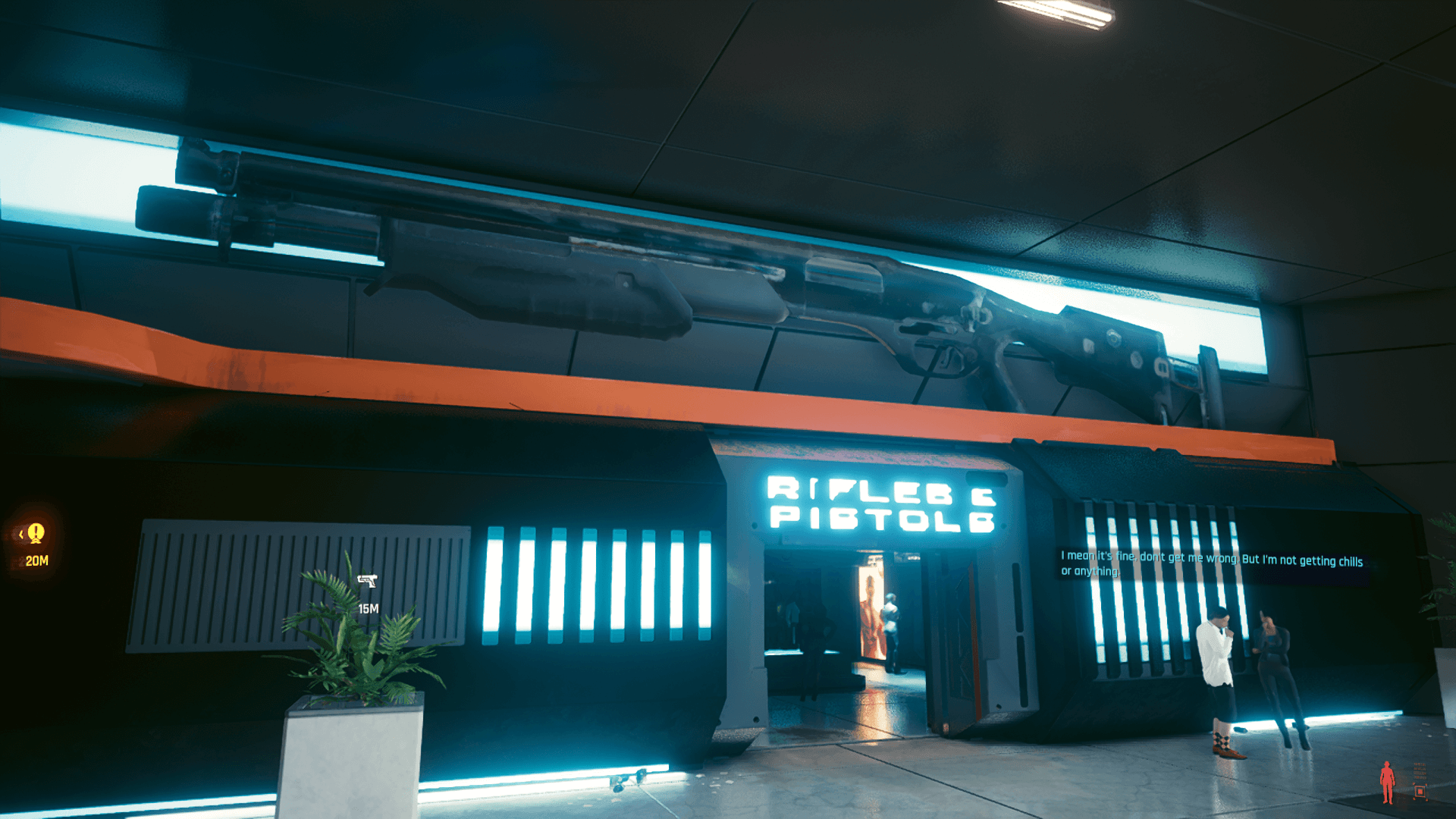 The Rifles & Pistols store in which it's located The Rifles & Pistols store in which it's located