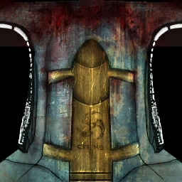 Top front. Notice the text and Manhack blade image on it.