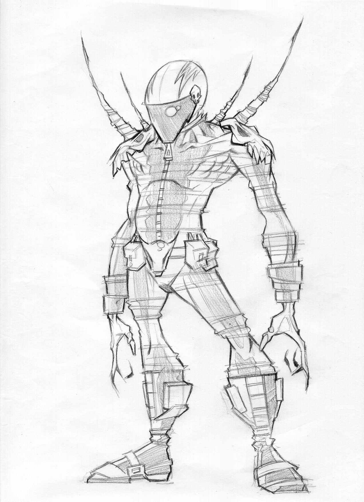 Concept art for Azrael.