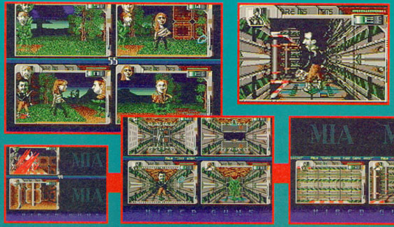 Custom characters from Amiga Force issue 10. Custom characters from Amiga Force issue 10.