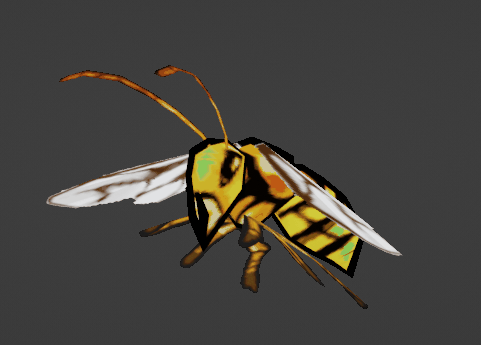 Wasp Flying