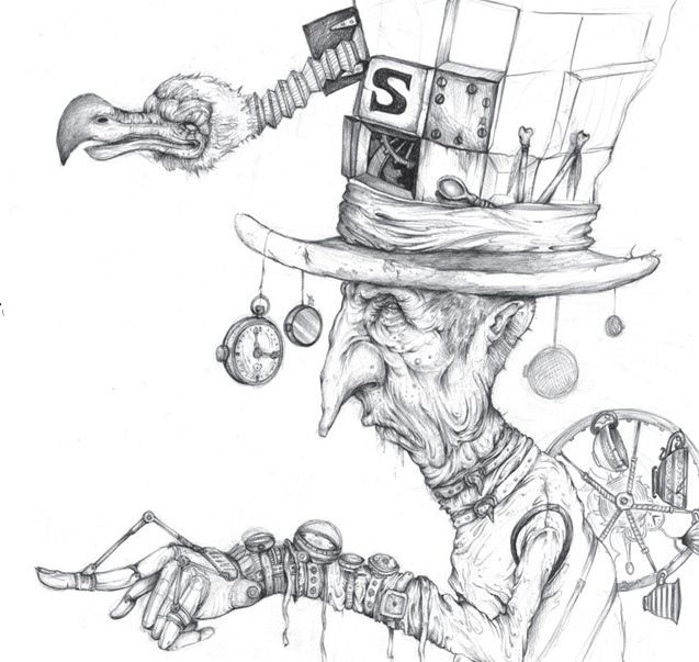 Mad Hatter's design for the teaser trailers. Mad Hatter's design for the teaser trailers.