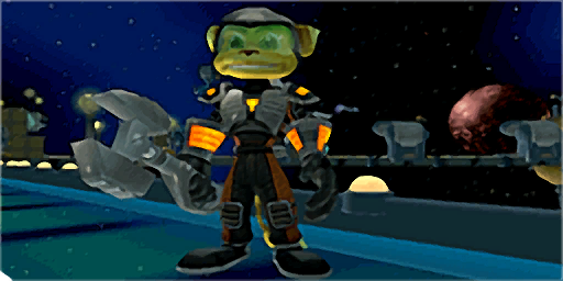 Possibly Armor Upgrade(s), as it's the only image where Ratchet is distinctly wearing different armor.