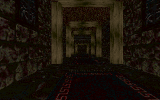 Hallway to center of mosque.
