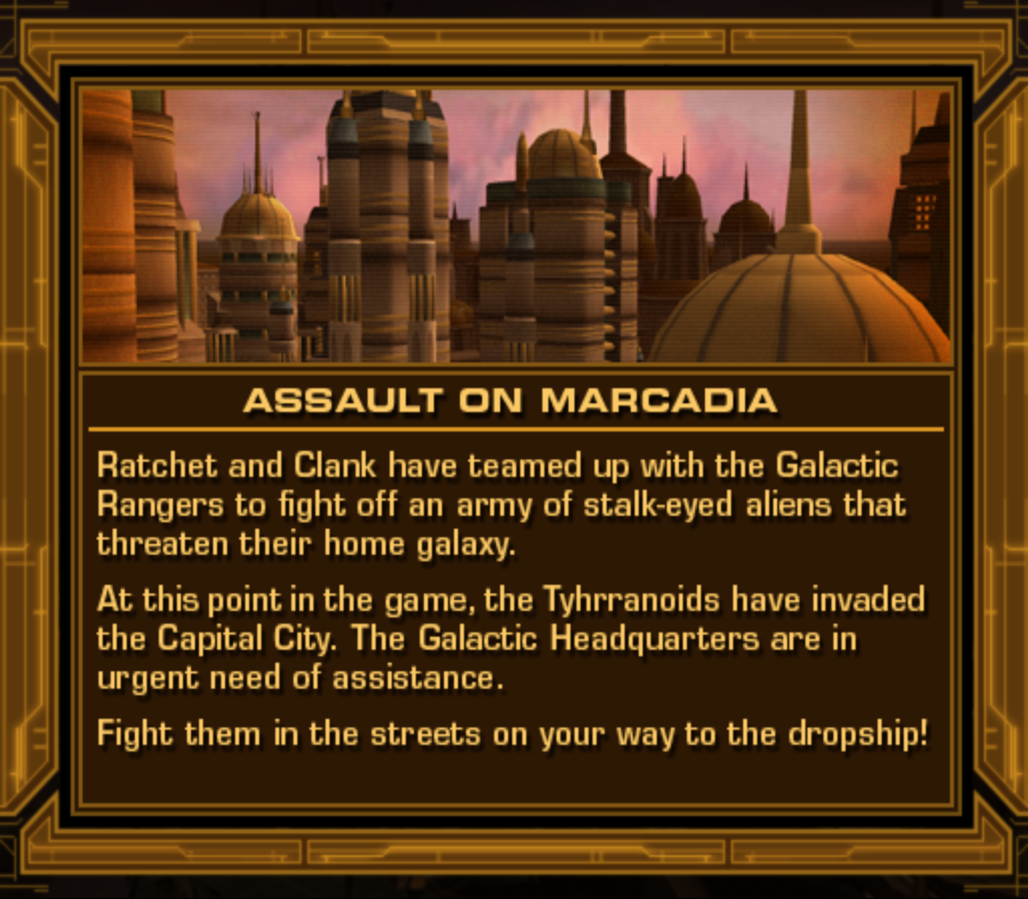 When selecting an item a description is shown before starting the game When selecting an item a description is shown before starting the game