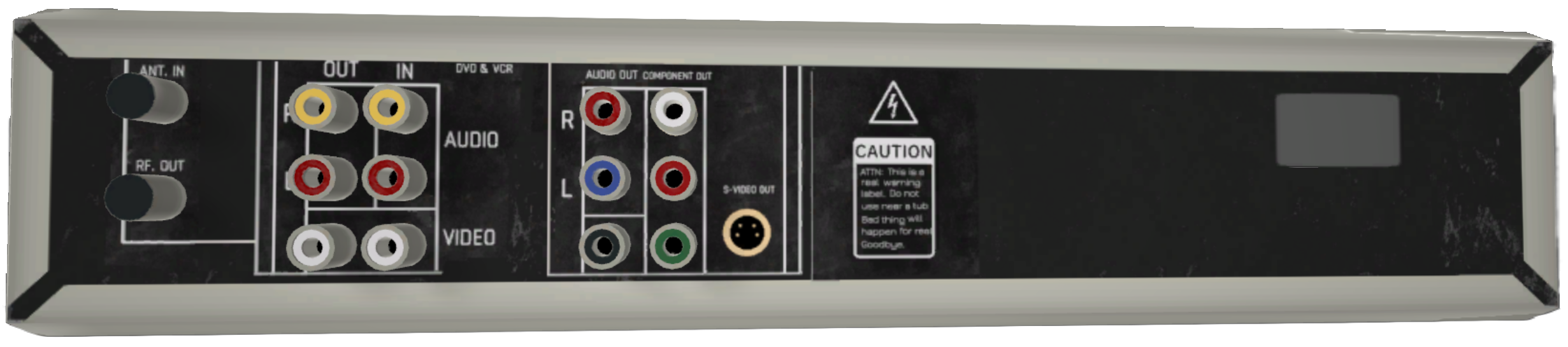 VHS Model Backside