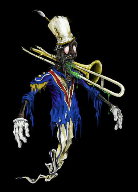 A third Marching Band ghost. A third Marching Band ghost.