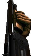 Player pumping the Shotgun, frame 2. Player pumping the Shotgun, frame 2.