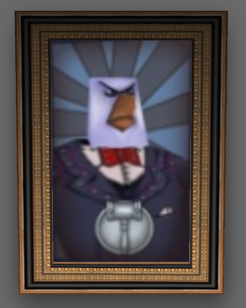 The Legal Eagle painting that showed once on the public game due to a glitch. The Legal Eagle painting that showed once on the public game due to a glitch.
