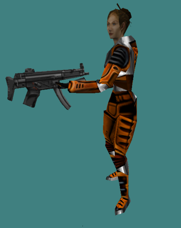 SMG weapon submodel. SMG weapon submodel.