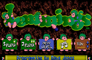 Lemmings Title Screen Lemmings Title Screen