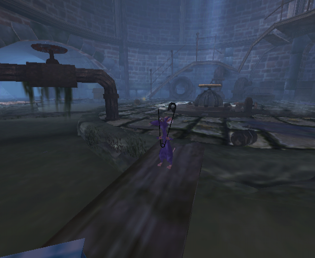 P_R_WCCT: Twitch, from the two wire connecting minigames in the courtyard and the market. Can't move, unfortunately.
