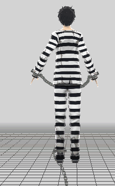 Gripping jail bars. Gripping jail bars.