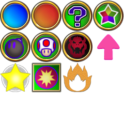 The space designs from Mario Party 4. The space designs from Mario Party 4.