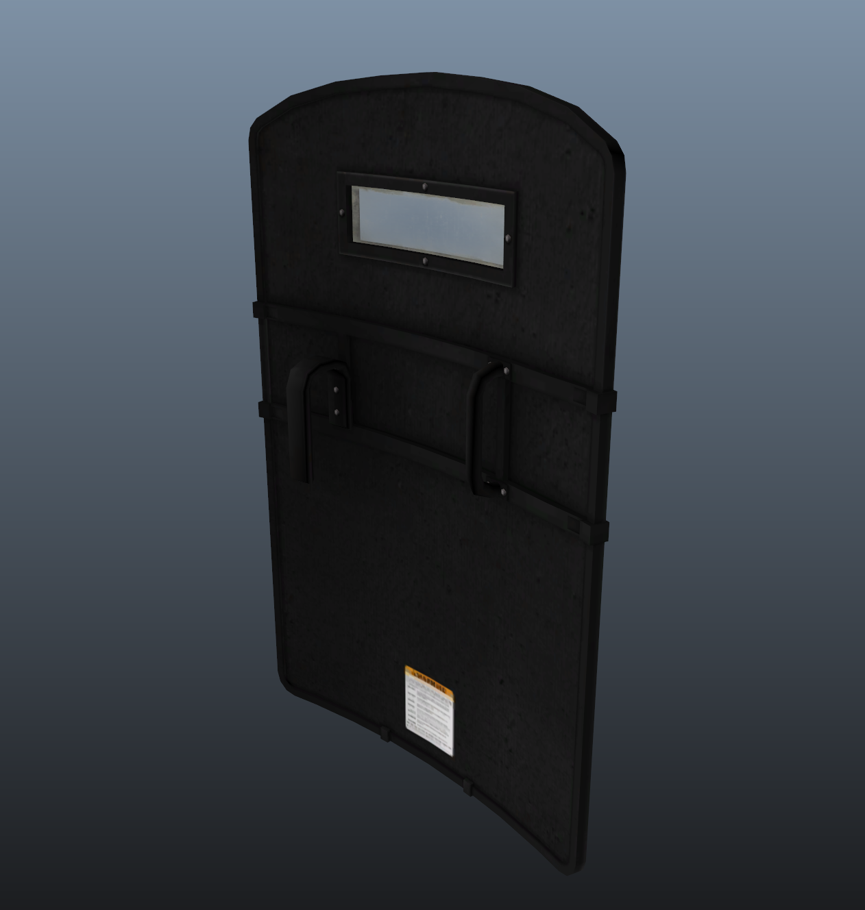 High quality model, using its high resolution texture.