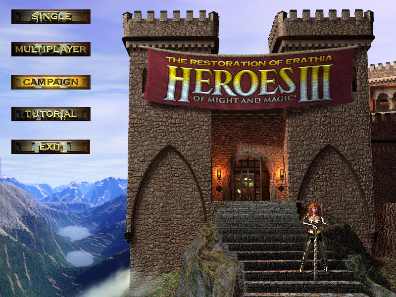 First version of main menu
