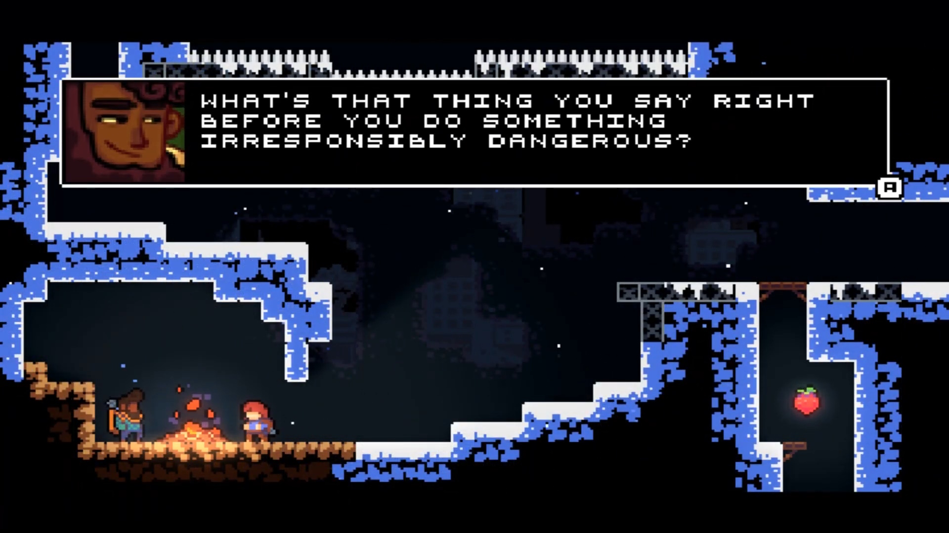 Theo is found in an alcove, instead of in an open area like the final game. Theo is found in an alcove, instead of in an open area like the final game.