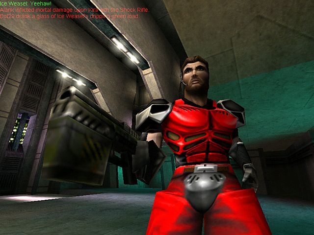 This image might come from the “new health and armor” era, as screenshots of DM-Tempest, the level in this image, are from that era. This image might come from the “new health and armor” era, as screenshots of DM-Tempest, the level in this image, are from that era.