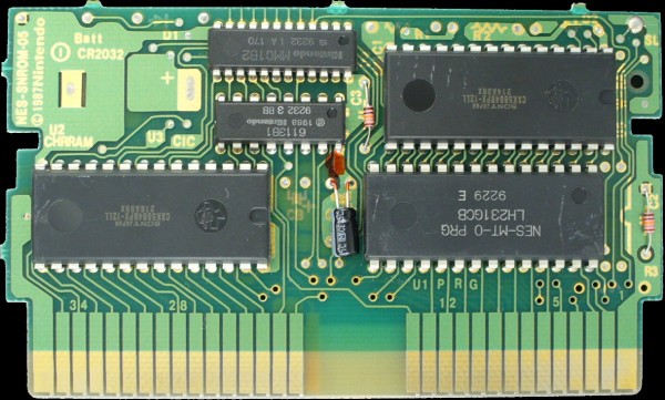 The pads on the top left indicate space for a CR2032 battery.