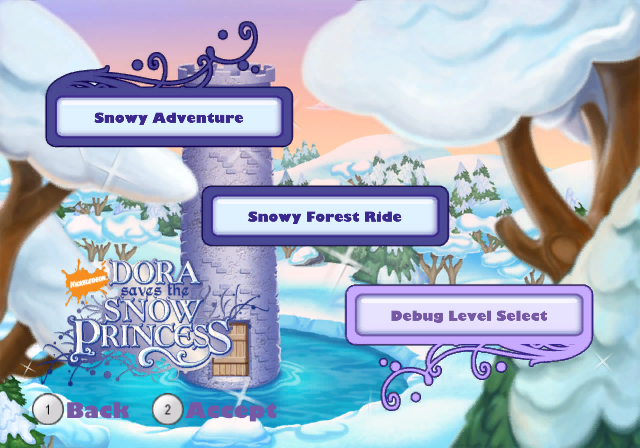 DoraSavesTheSnowPrincess_levelselect.png