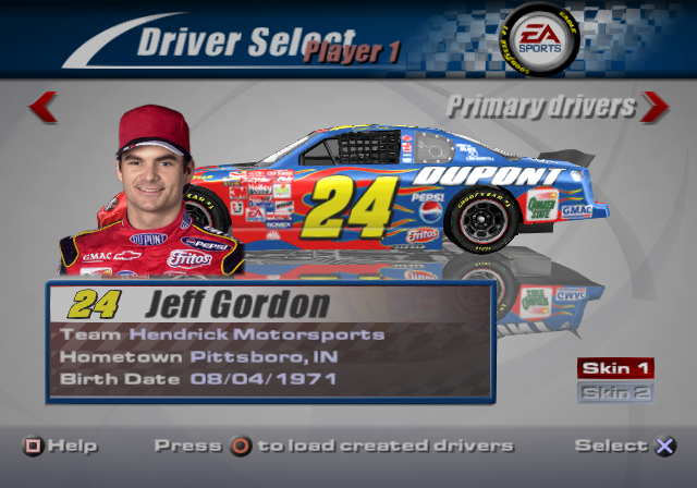 For reference, this is Jeff Gordon's 2001 car as appearing in NASCAR Thunder 2002. For reference, this is Jeff Gordon's 2001 car as appearing in NASCAR Thunder 2002.