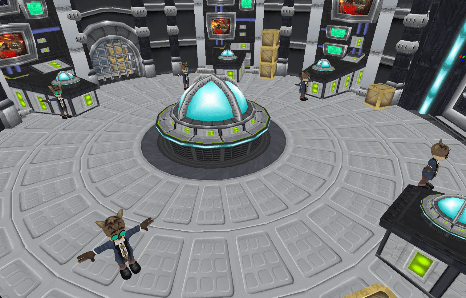 The unused Freds on Orxon, taken from a level editor