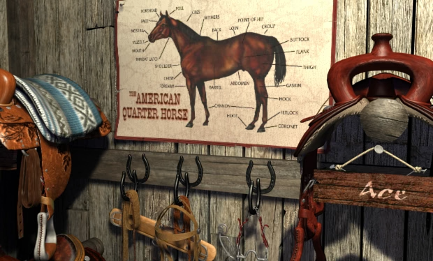 Is that a horse poster? Is that a horse poster?